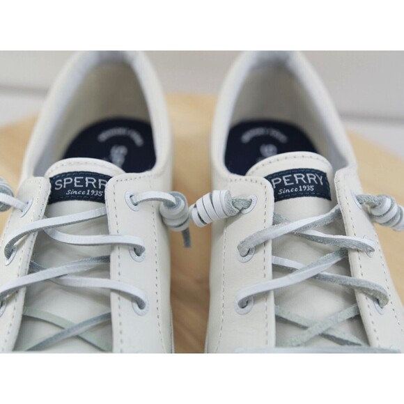 Sperry Women's Crest Vibe Platform Leather Sneaker‎ White 8.5 - Picture 8 of 16